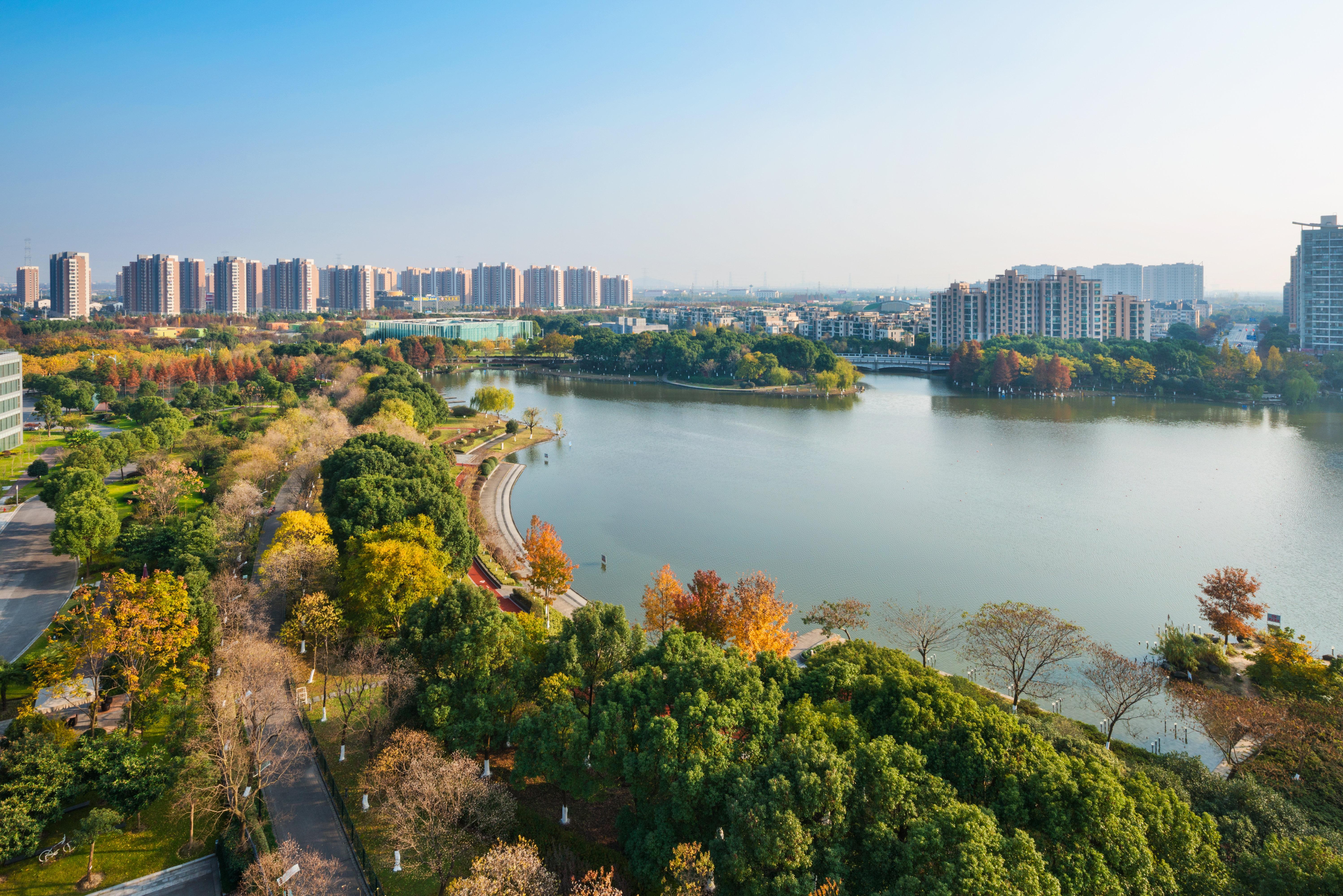 Crowne Plaza Shanghai Xiayang Lake By Ihg Qingpu Exterior foto
